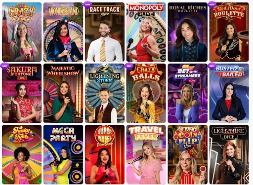 Expérience de jeu en direct chez Posido Casino